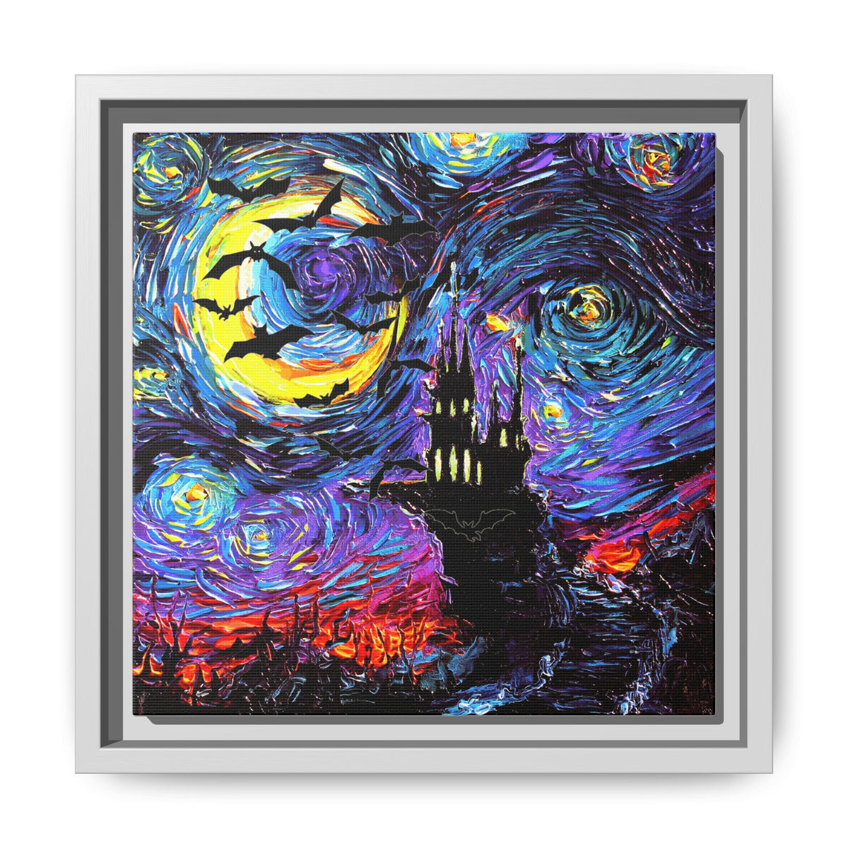 "Transylvanian Night" Framed Canvas Wall Art