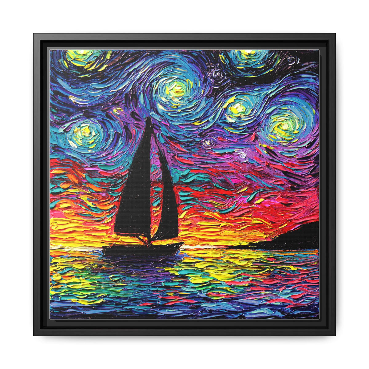 "Come Sail Away" Framed Canvas Wall Art