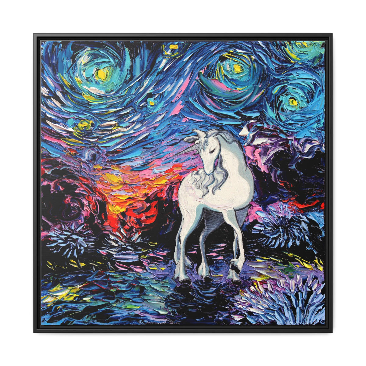 "Regret" Framed Canvas Wall Art