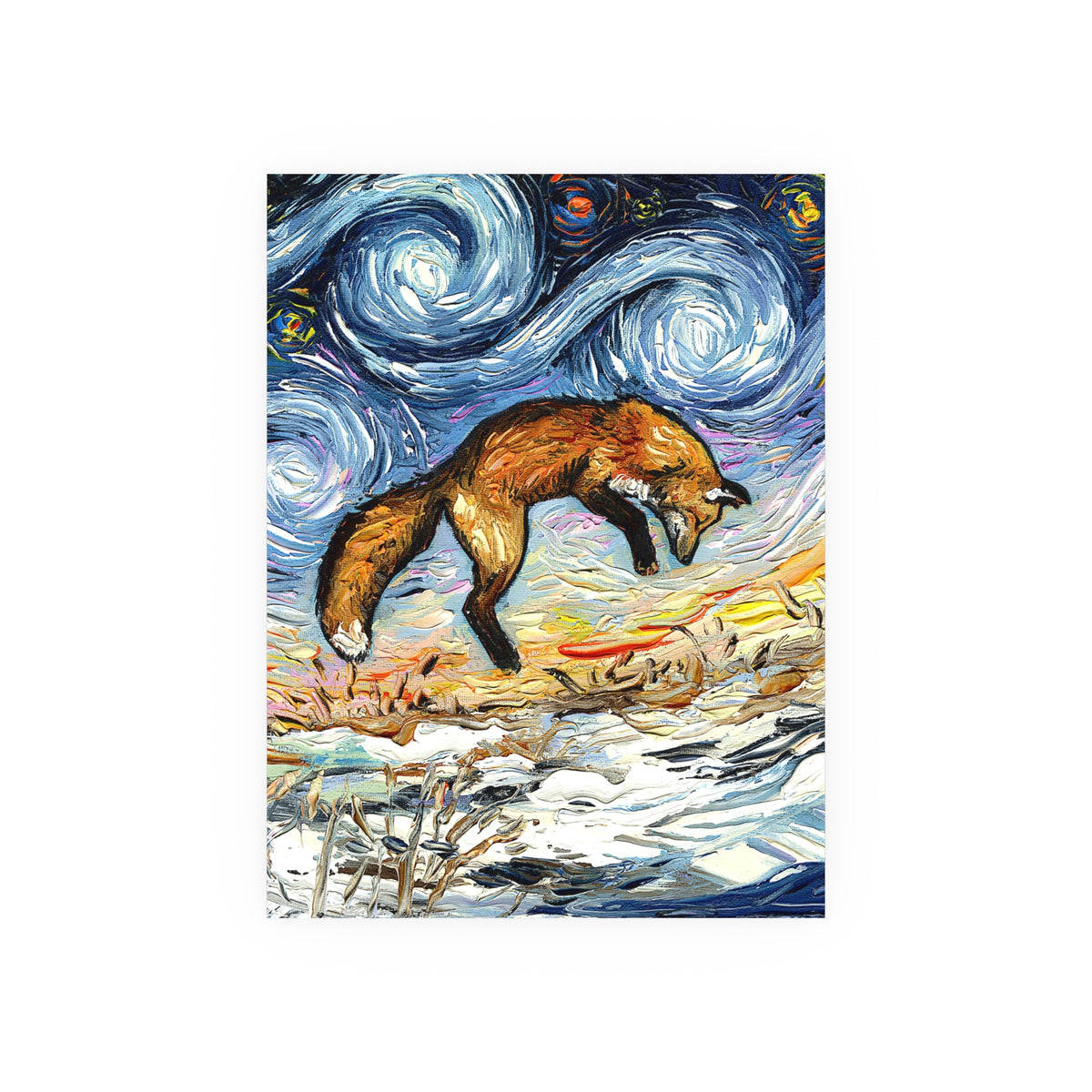 "Pounce" Wall Art Paper Print