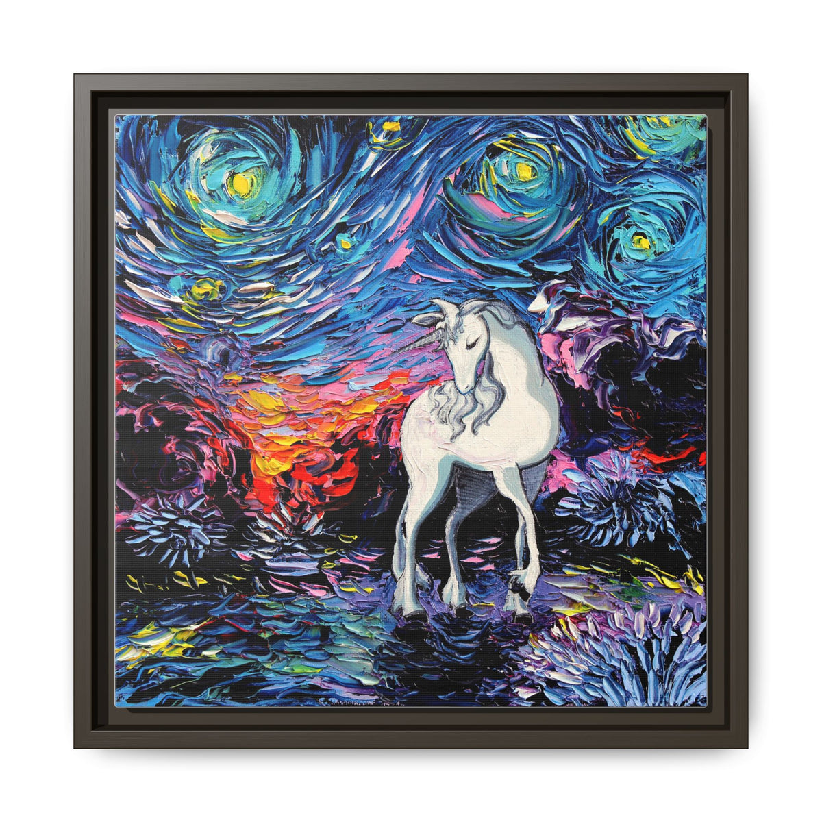 "Regret" Framed Canvas Wall Art