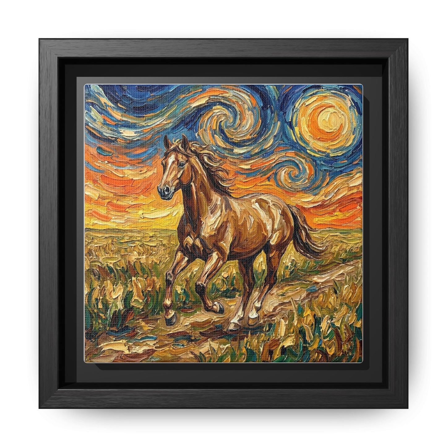 "Free Spirited" Framed Canvas Wall Art