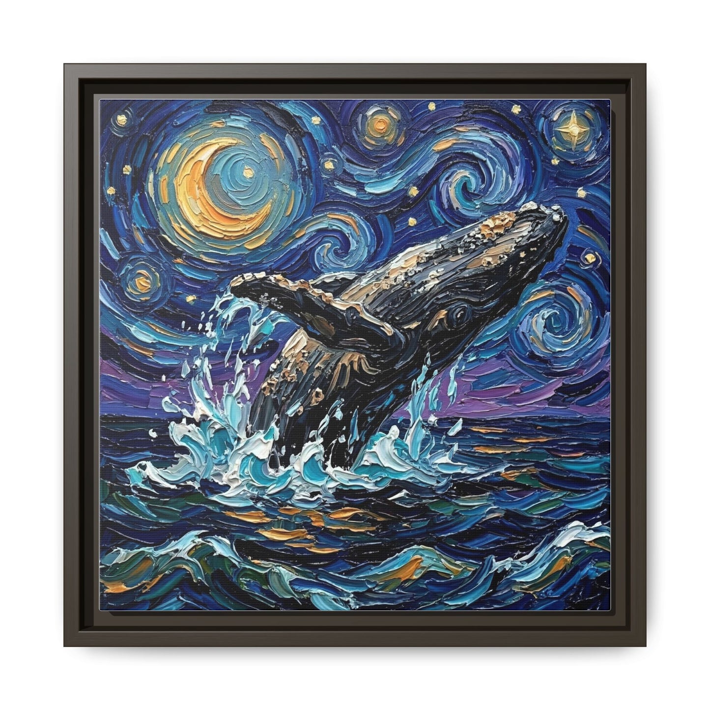 "Breach" Framed Canvas Wall Art