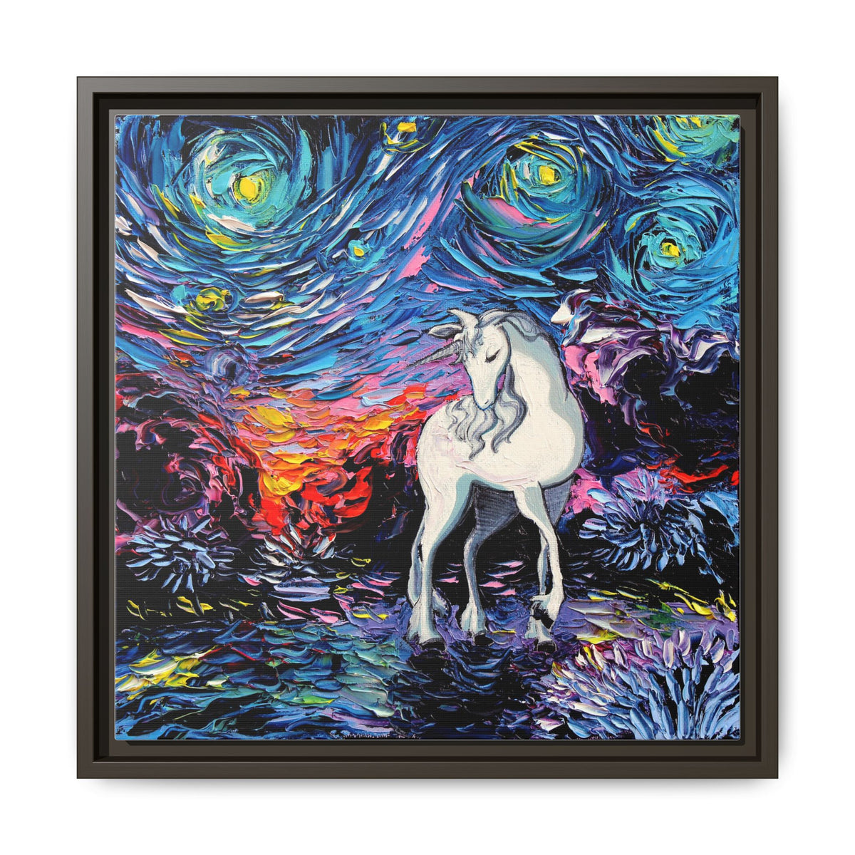 "Regret" Framed Canvas Wall Art