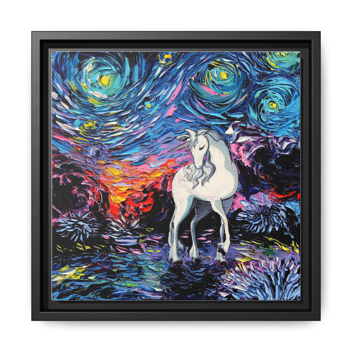 "Regret" Framed Canvas Wall Art
