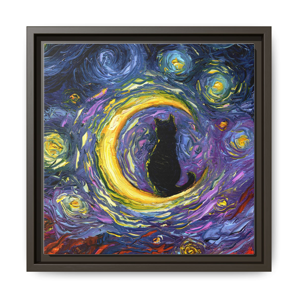 "Luna" Framed Canvas Wall Art