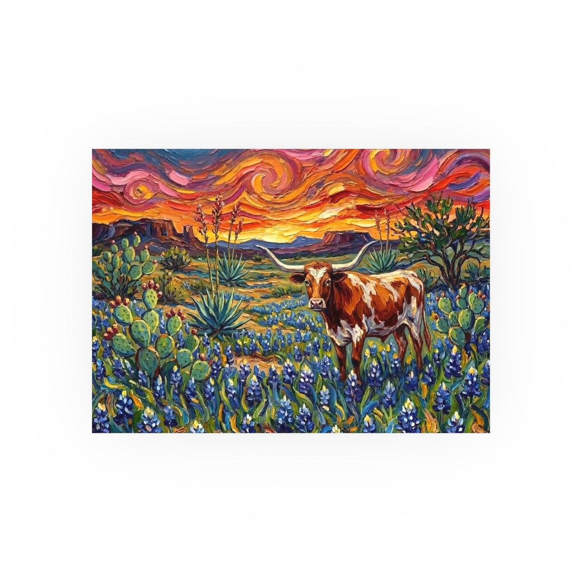 "Texas Night" Wall Art Paper Print