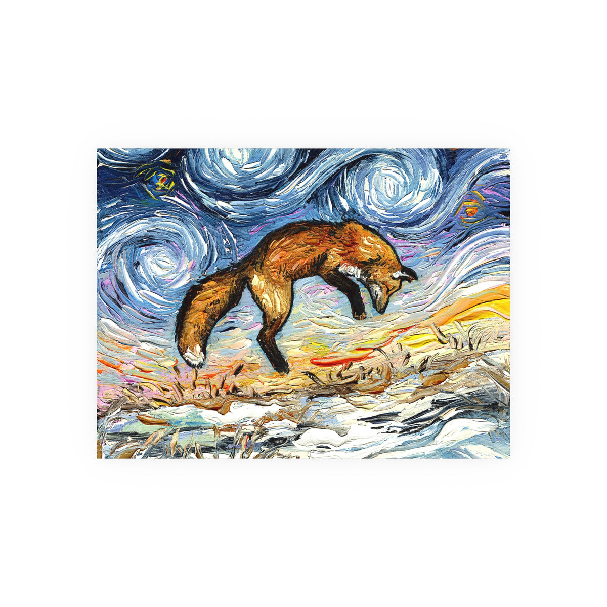"Pounce" Wall Art Paper Print