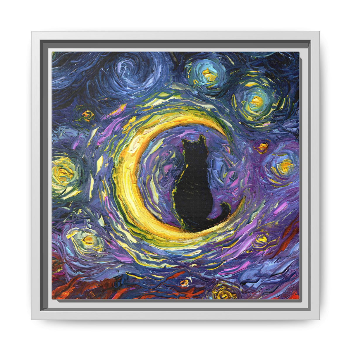 "Luna" Framed Canvas Wall Art