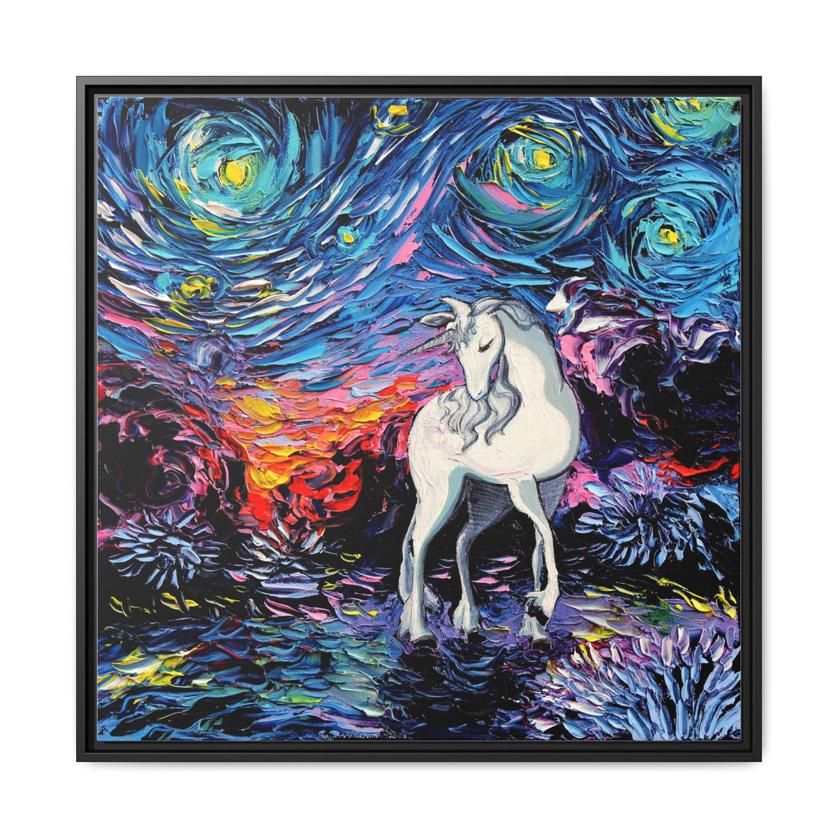 "Regret" Framed Canvas Wall Art