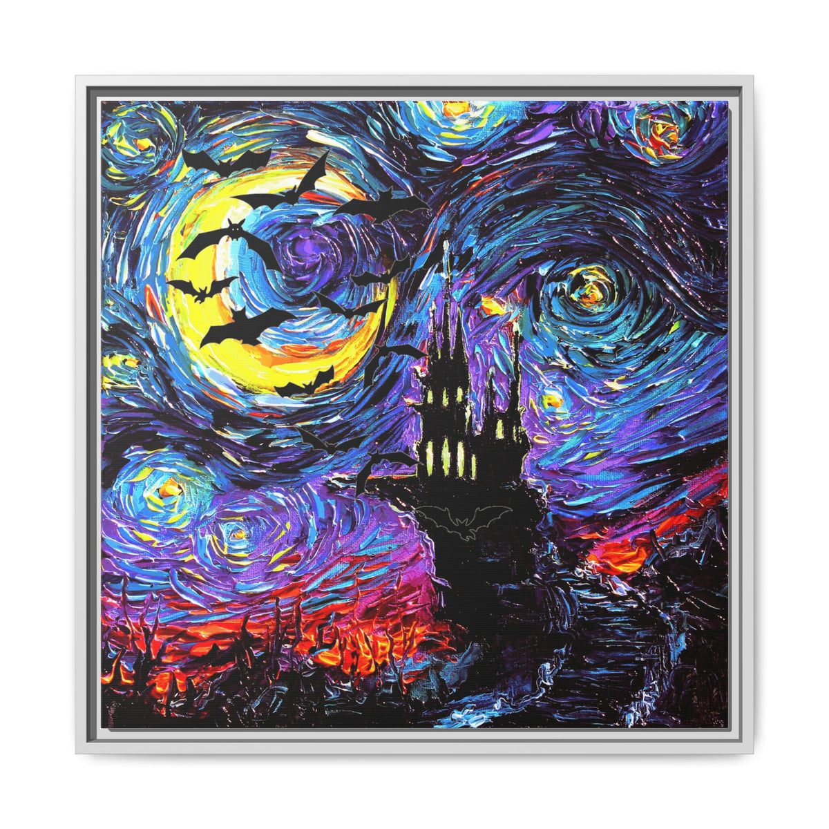 "Transylvanian Night" Framed Canvas Wall Art