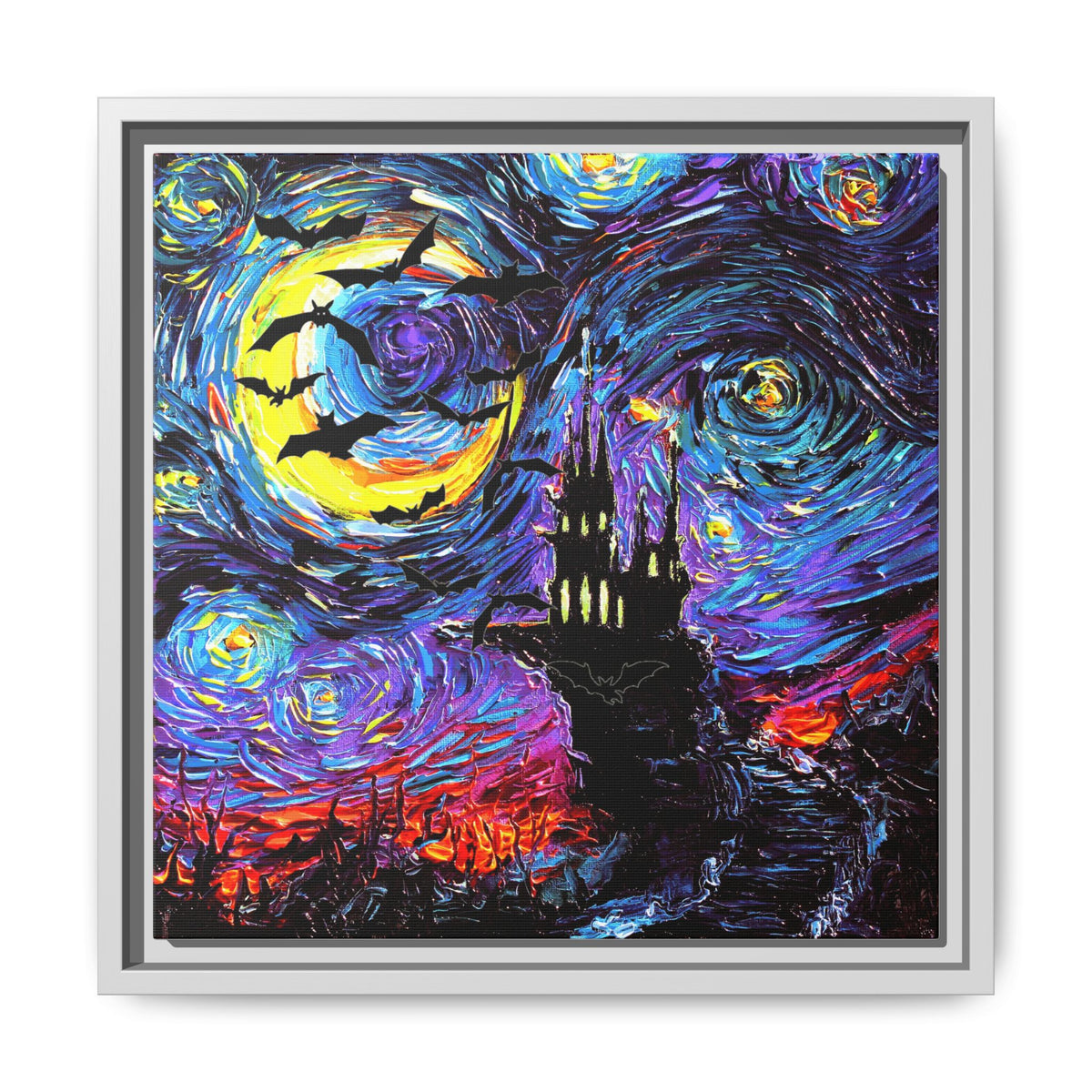 "Transylvanian Night" Framed Canvas Wall Art