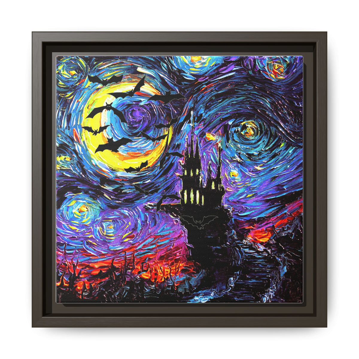 "Transylvanian Night" Framed Canvas Wall Art