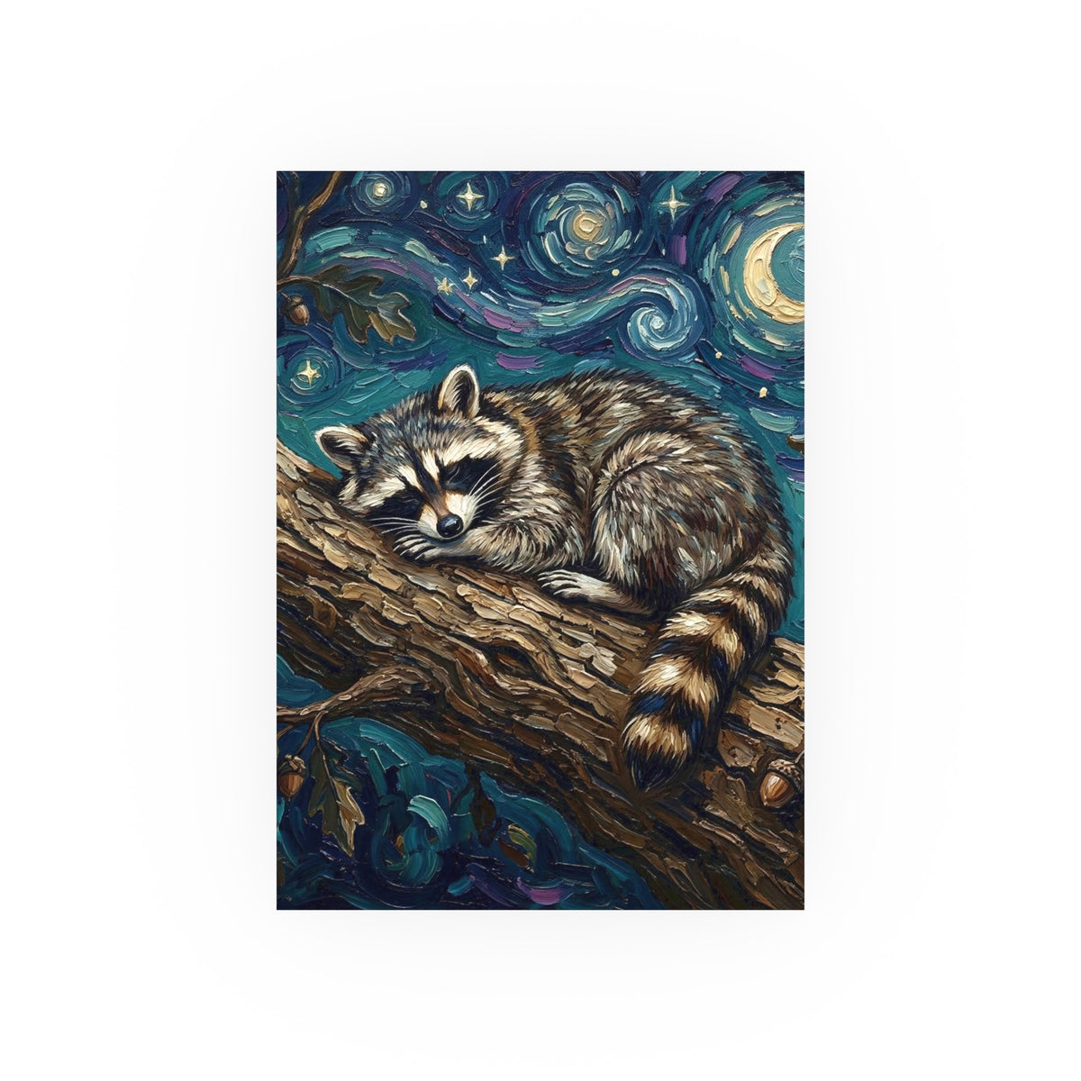 "Midnight Bandit" Wall Art Paper Print
