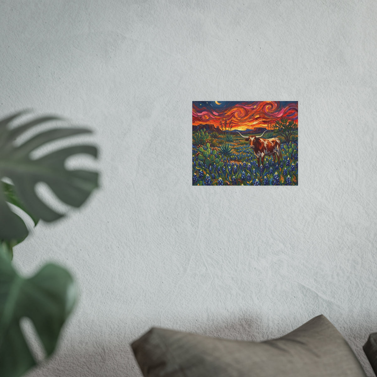 "Texas Night" Wall Art Paper Print