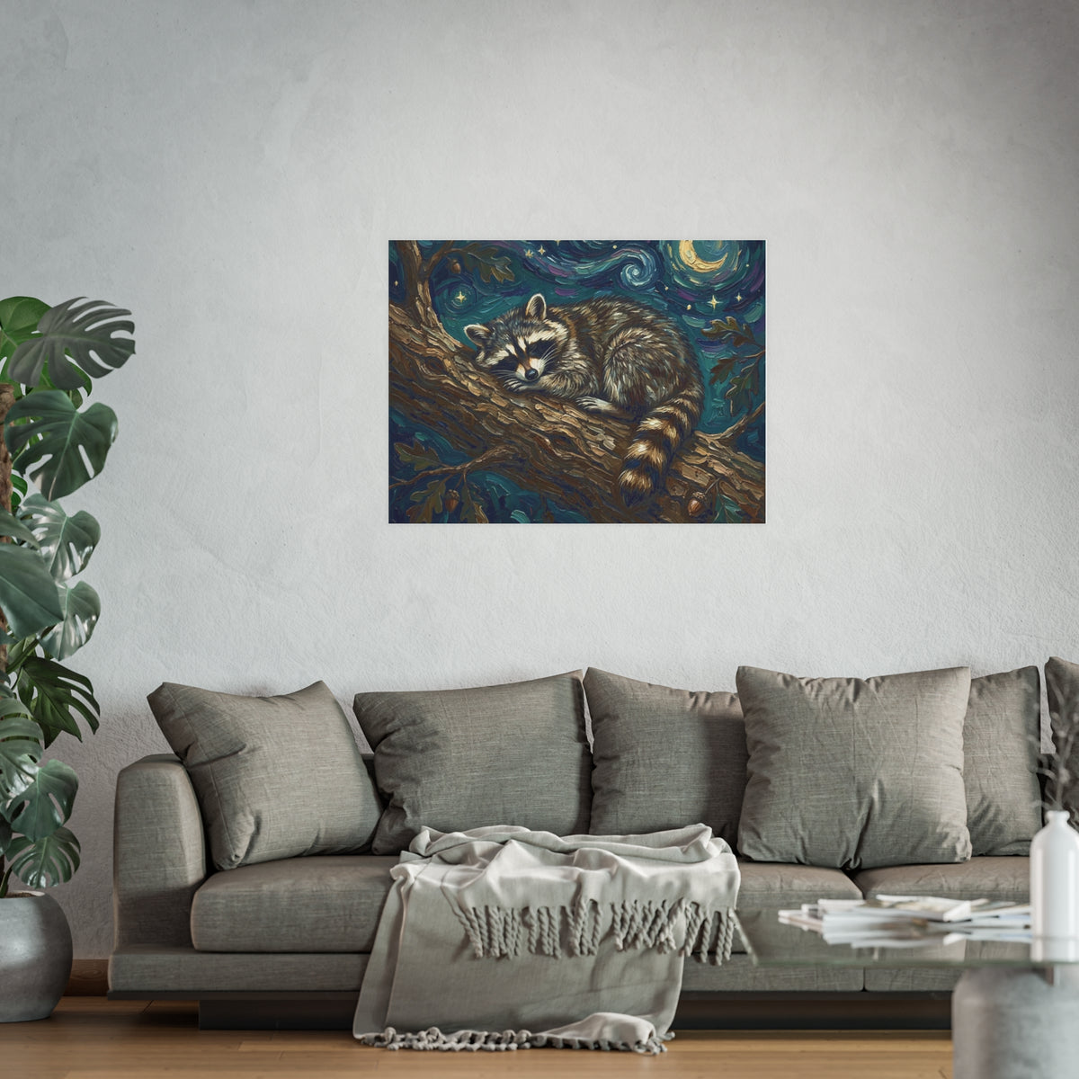 "Midnight Bandit" Wall Art Paper Print