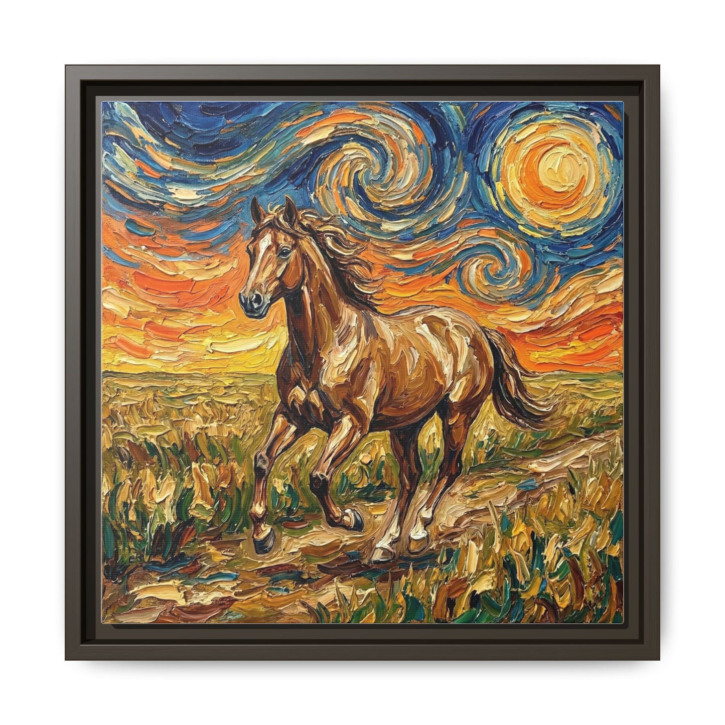 "Free Spirited" Framed Canvas Wall Art