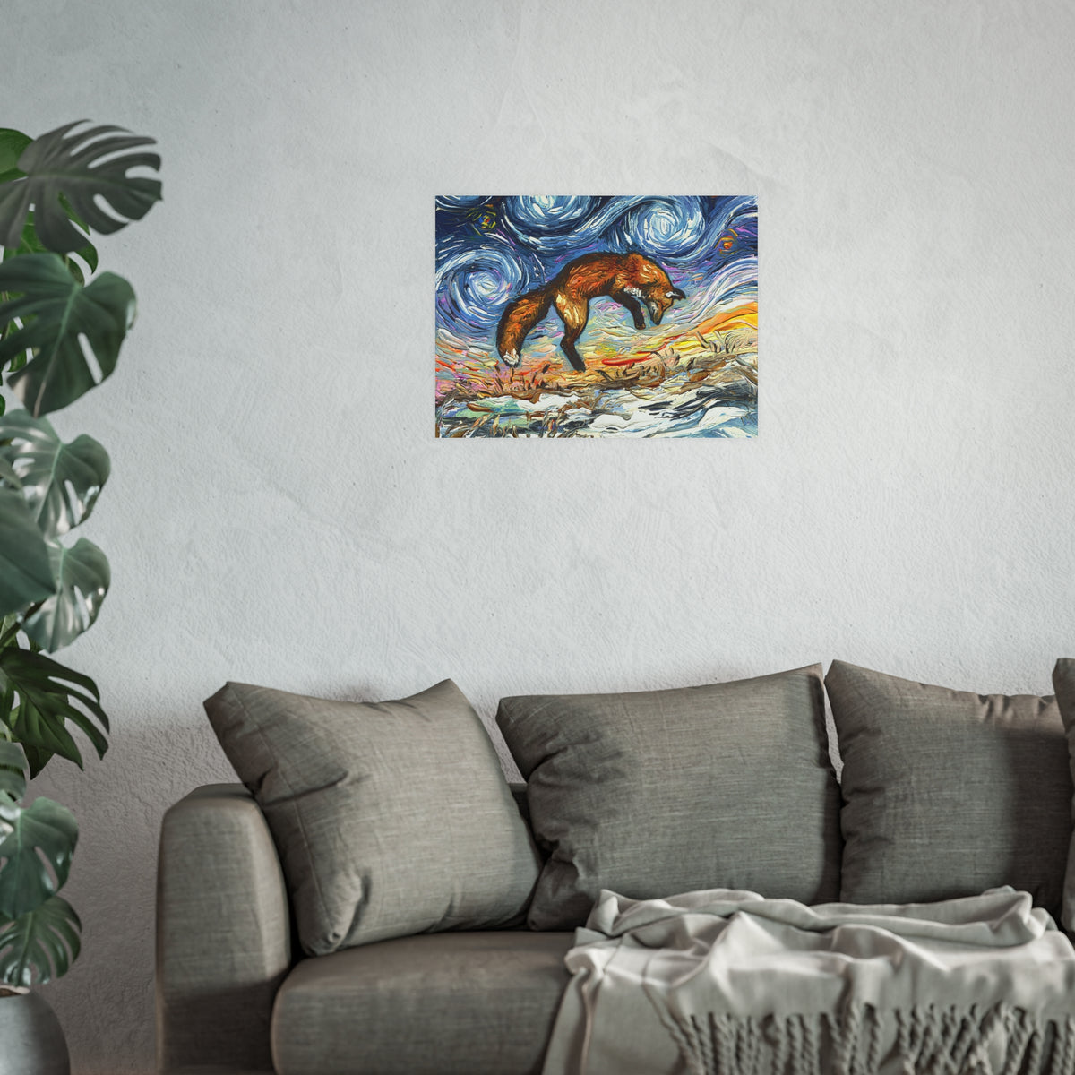 "Pounce" Wall Art Paper Print