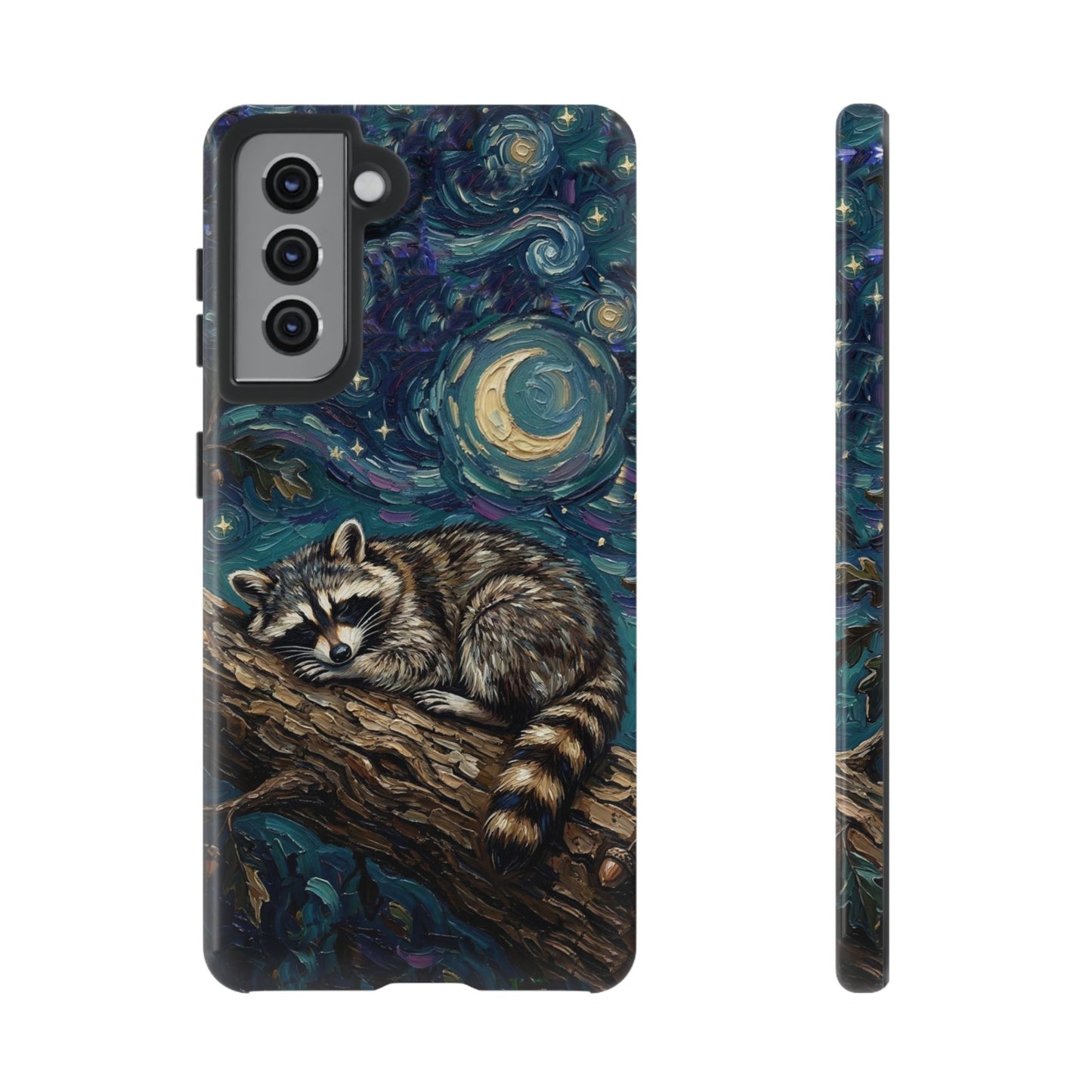 Raccoon Starry Night Animal Phone Case