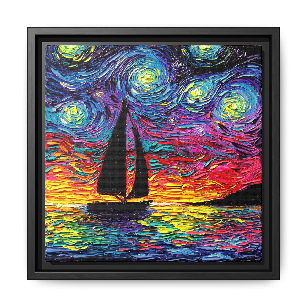 "Come Sail Away" Framed Canvas Wall Art
