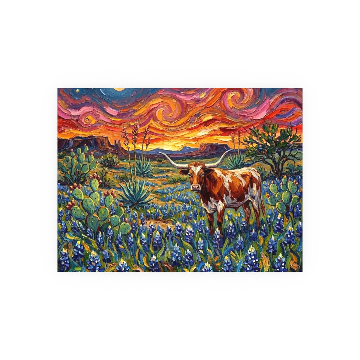 "Texas Night" Wall Art Paper Print