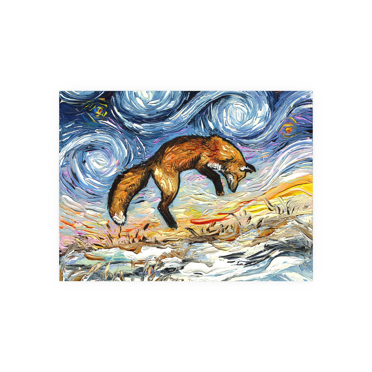 "Pounce" Wall Art Paper Print