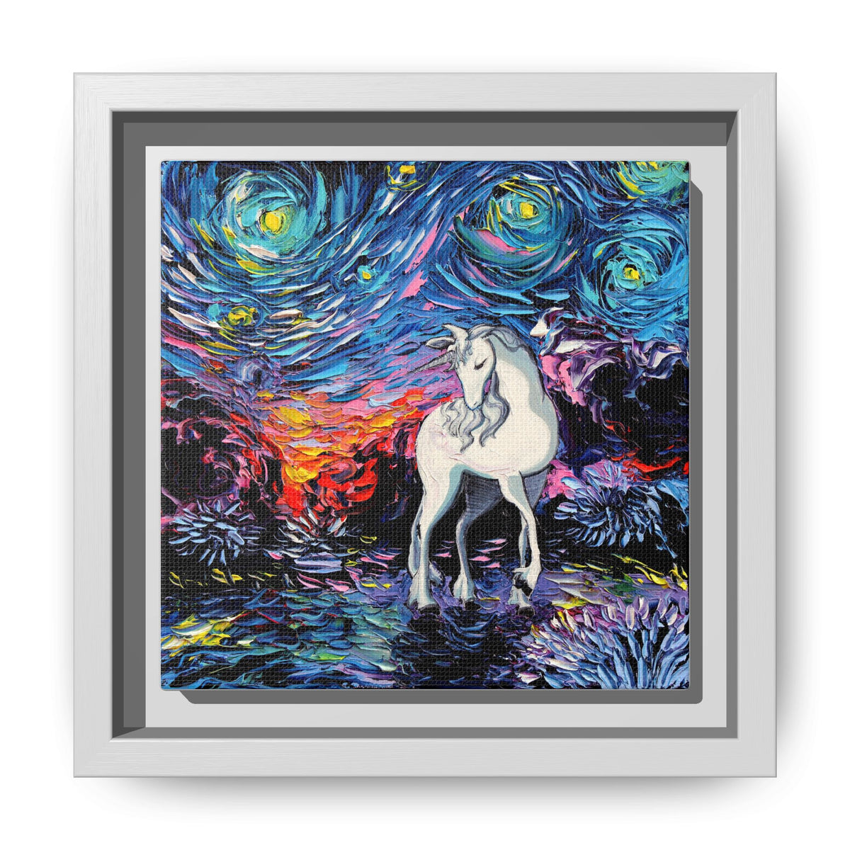 "Regret" Framed Canvas Wall Art