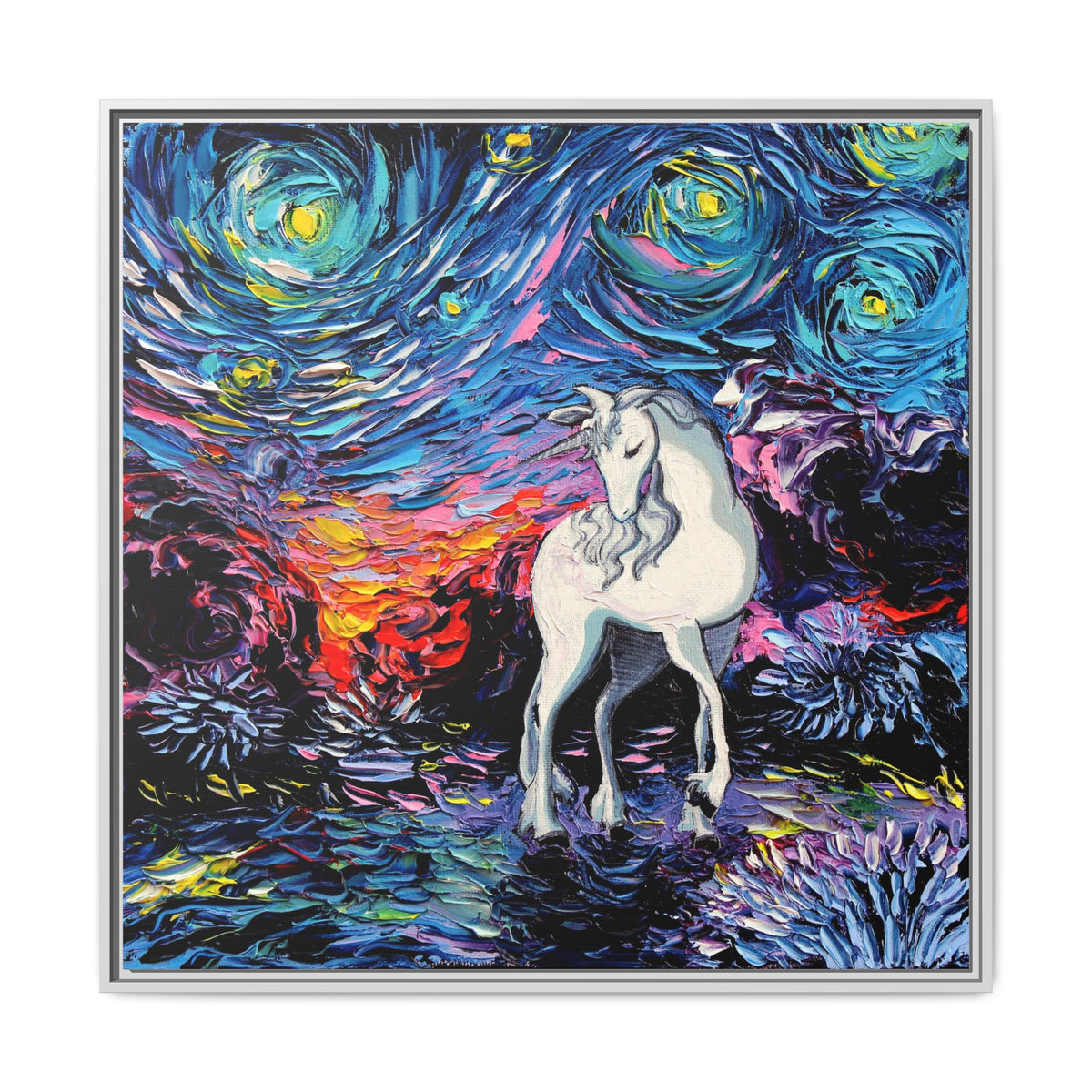 "Regret" Framed Canvas Wall Art