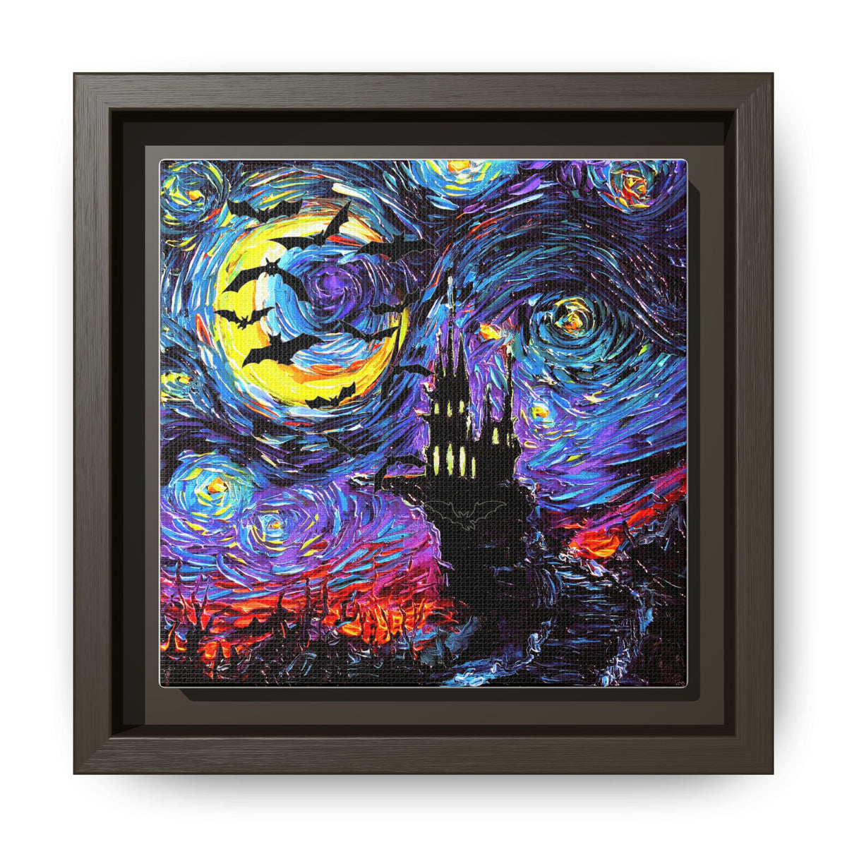 "Transylvanian Night" Framed Canvas Wall Art