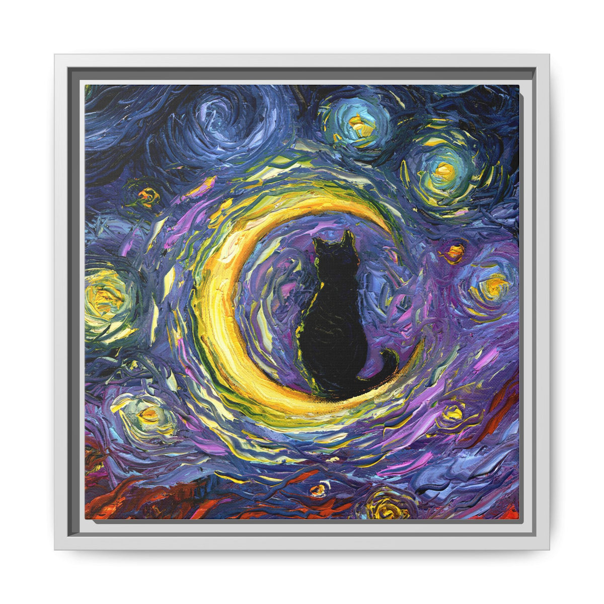 "Luna" Framed Canvas Wall Art