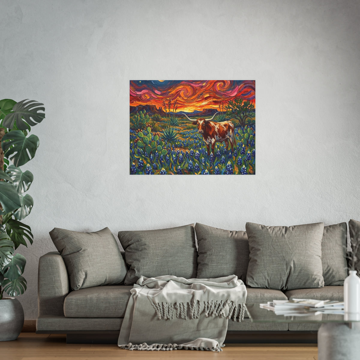 "Texas Night" Wall Art Paper Print