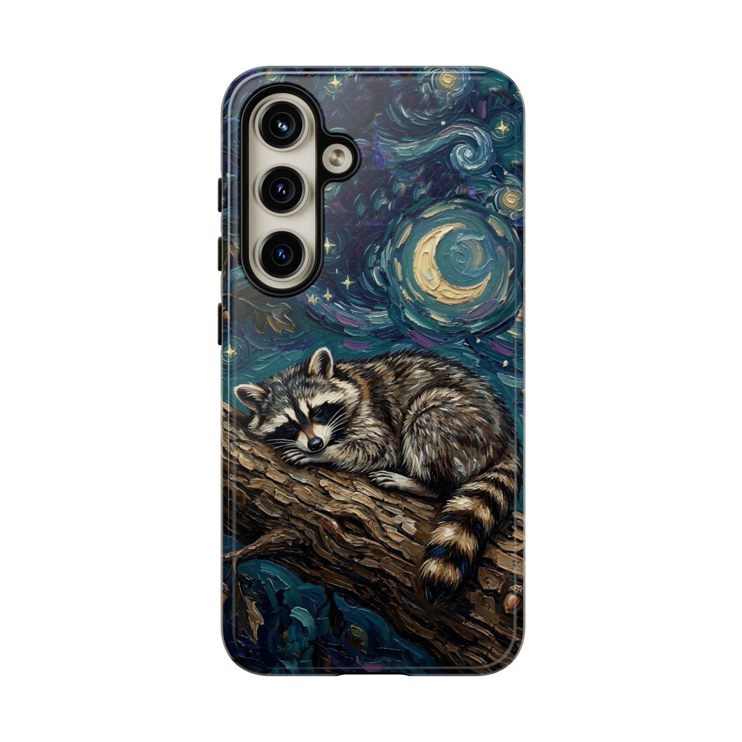 Raccoon Starry Night Animal Phone Case