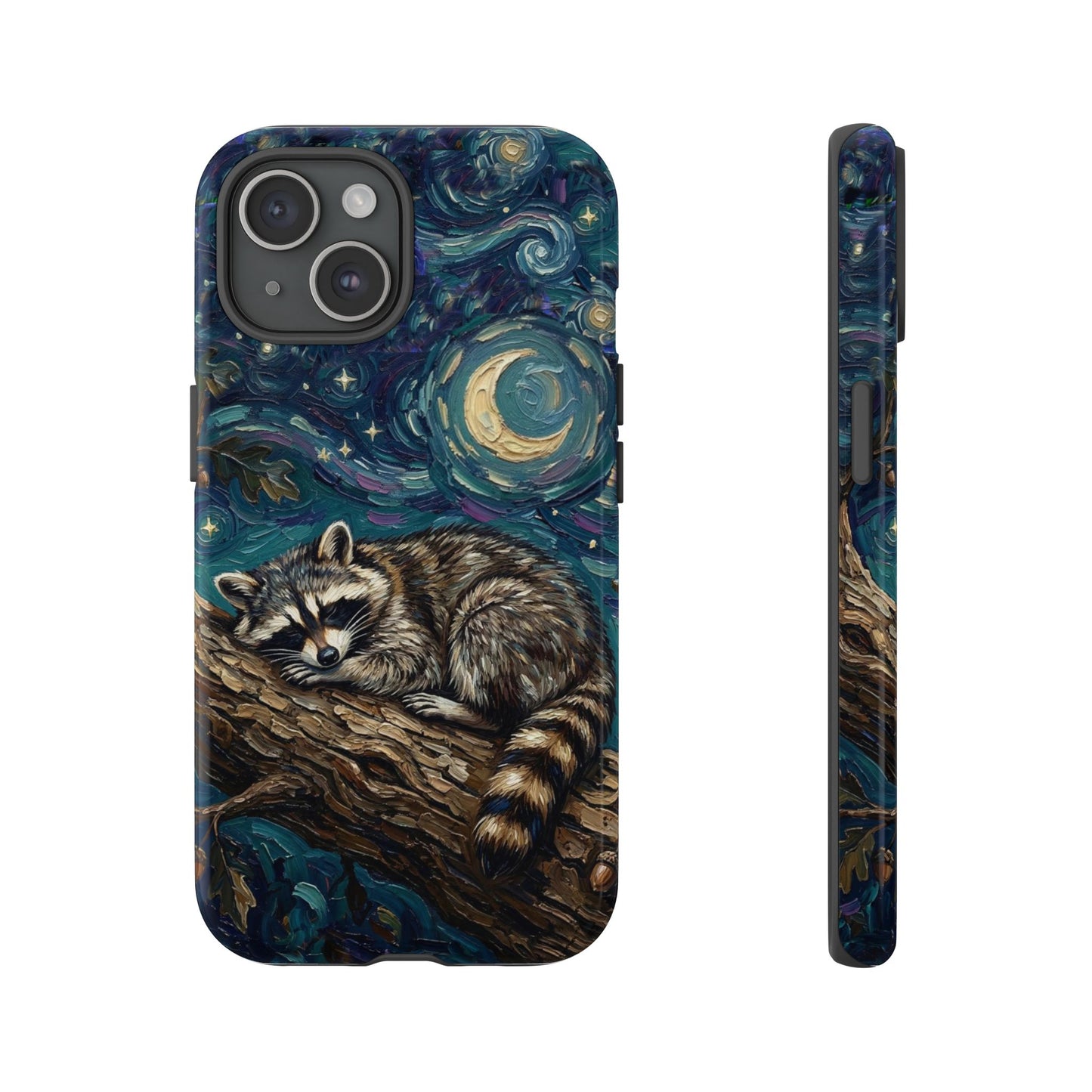 Raccoon Starry Night Animal Phone Case