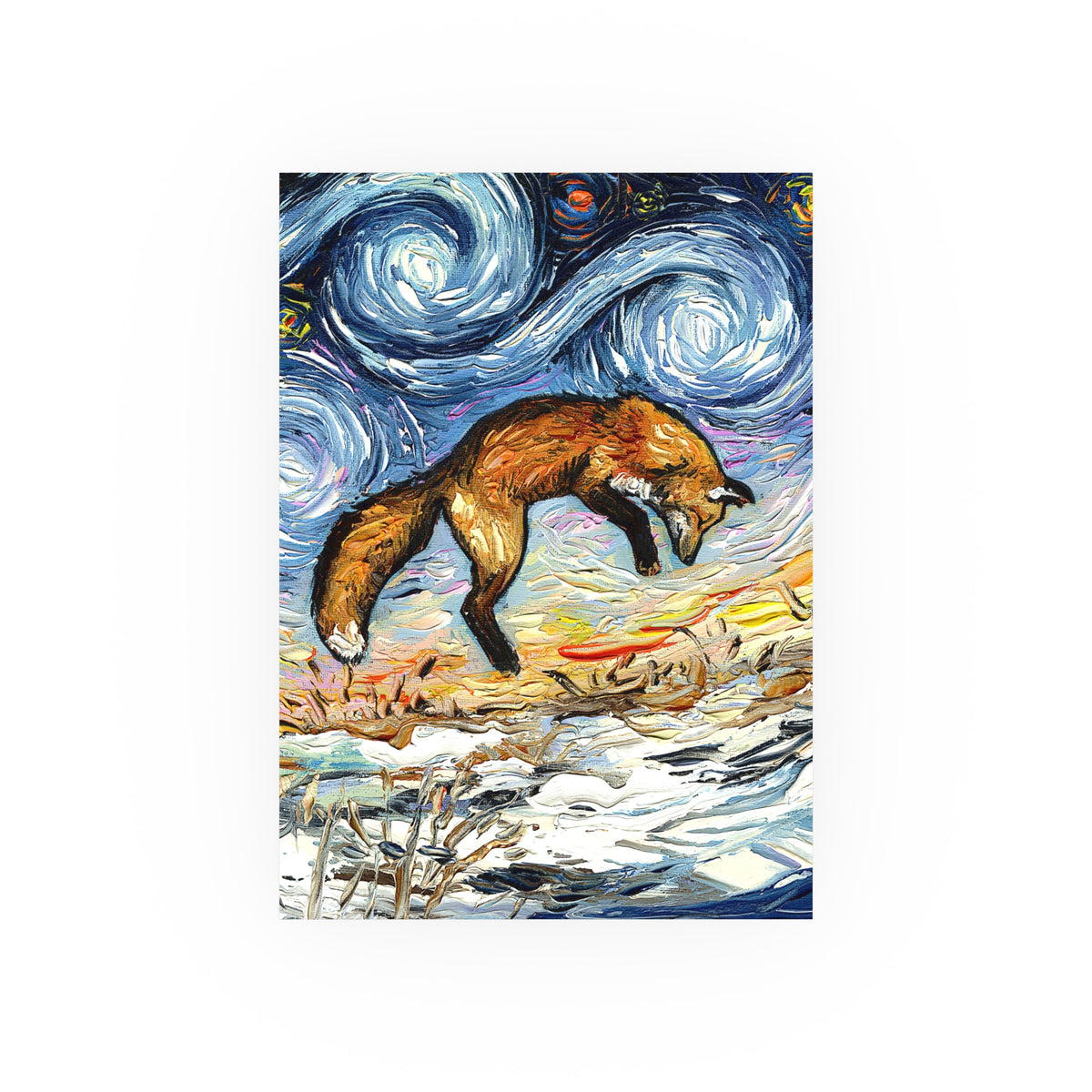 "Pounce" Wall Art Paper Print