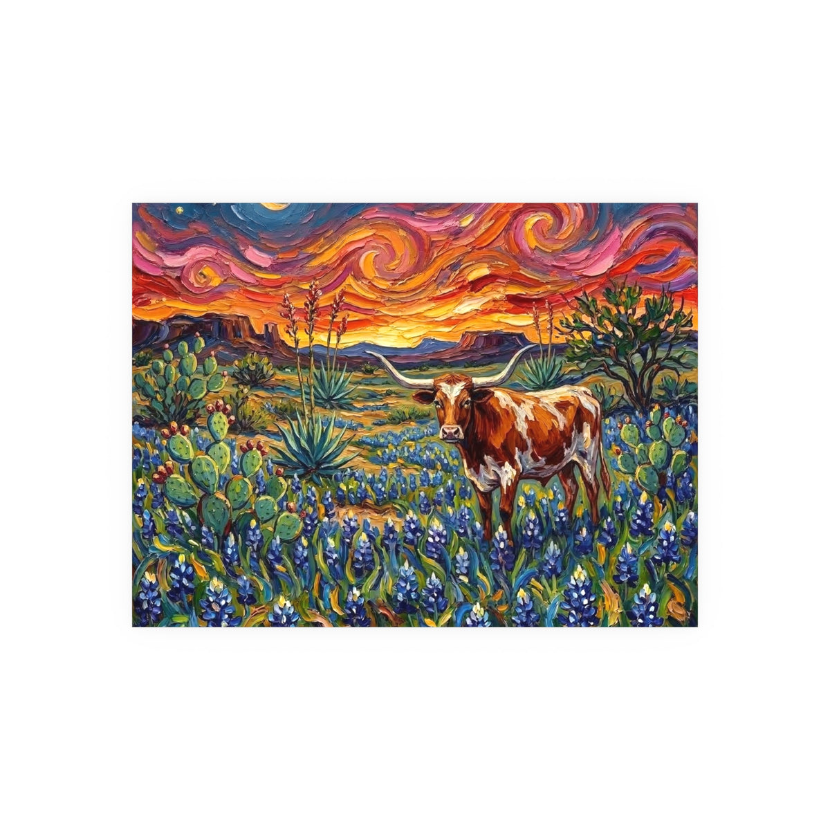 "Texas Night" Wall Art Paper Print