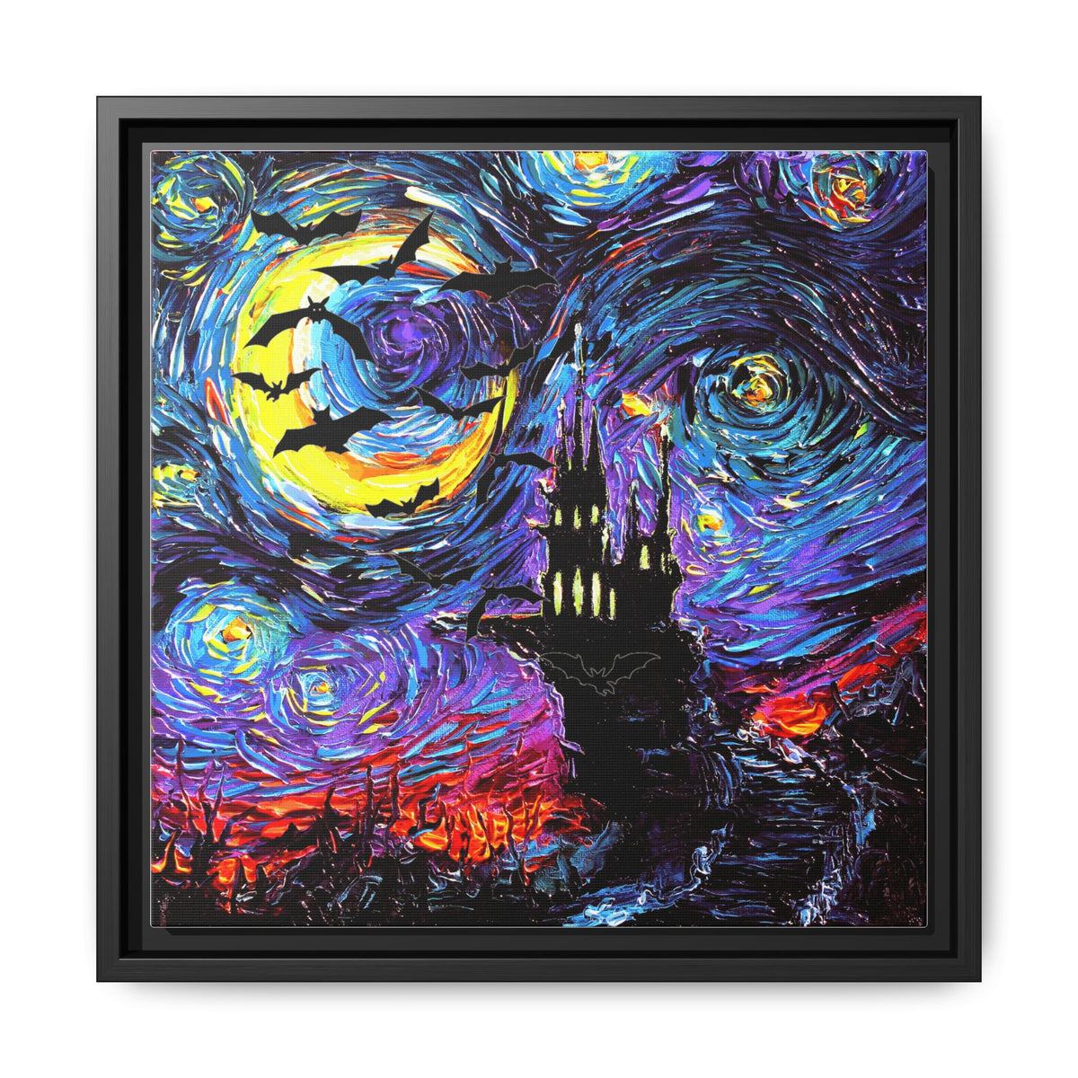"Transylvanian Night" Framed Canvas Wall Art