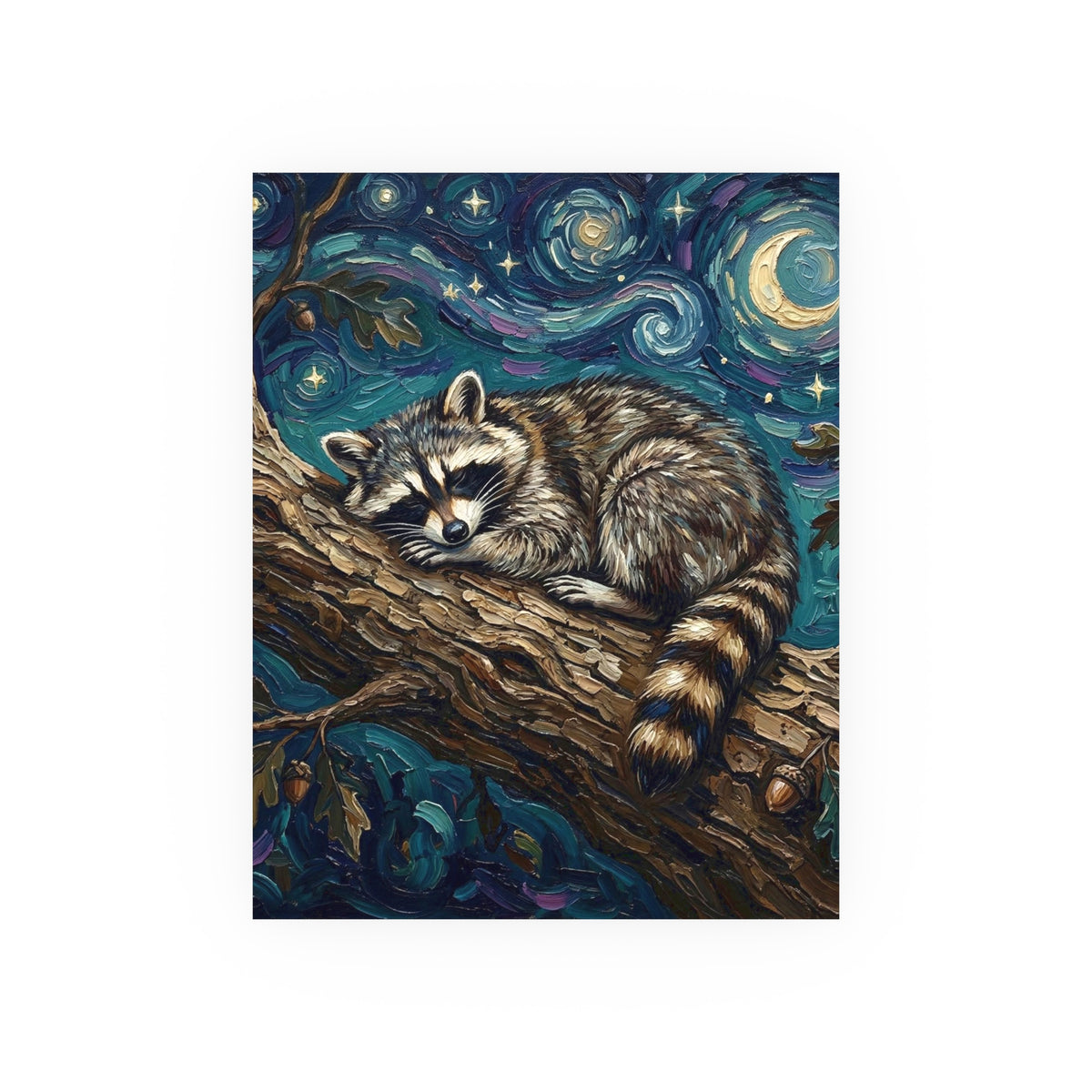 "Midnight Bandit" Wall Art Paper Print