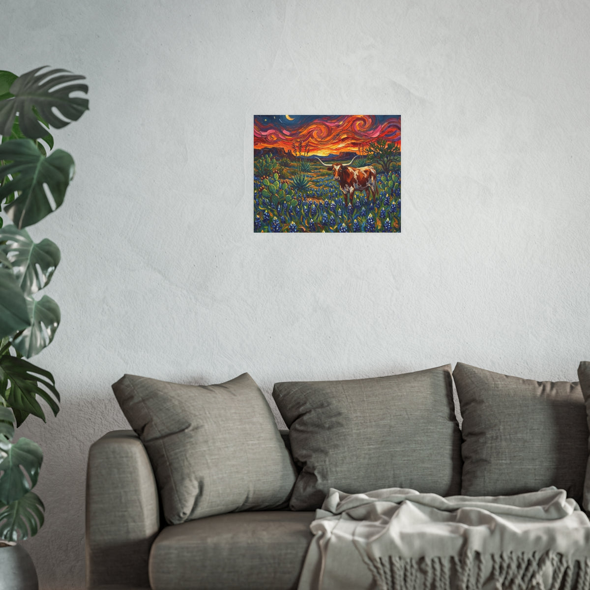 "Texas Night" Wall Art Paper Print