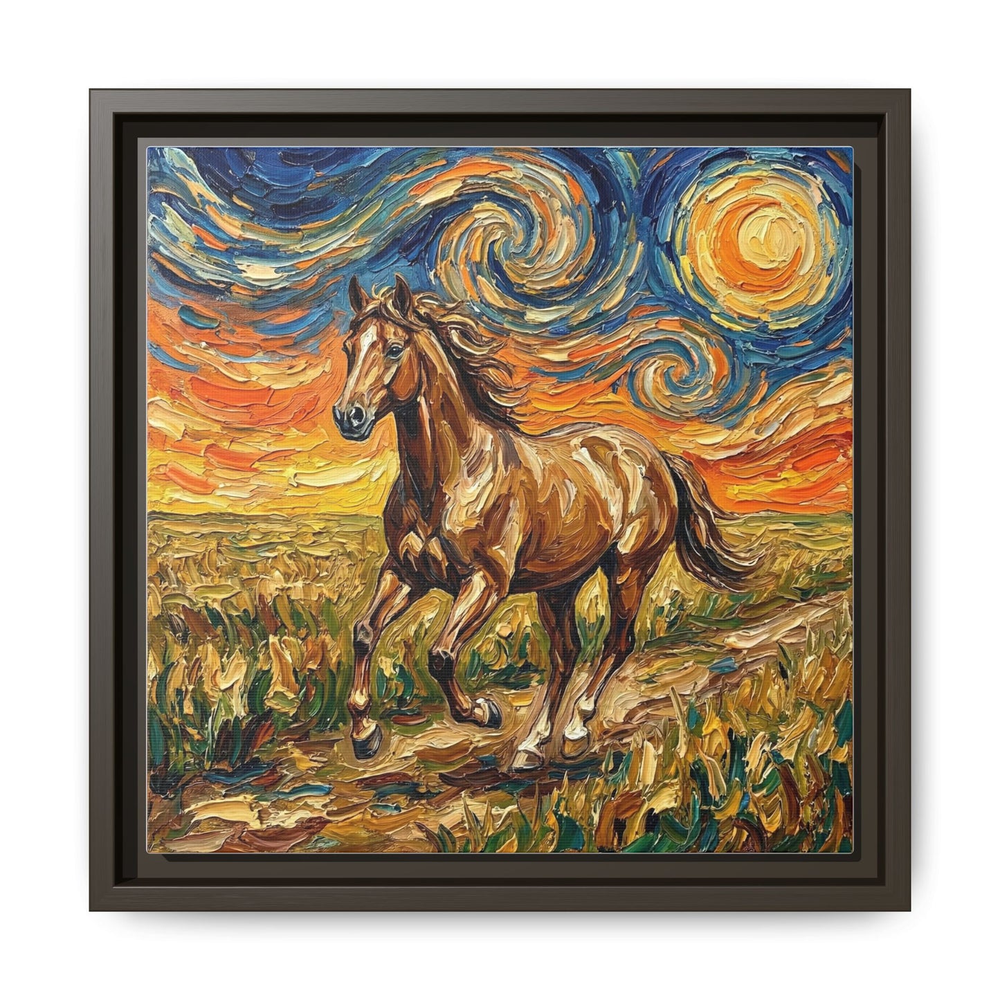 "Free Spirited" Framed Canvas Wall Art