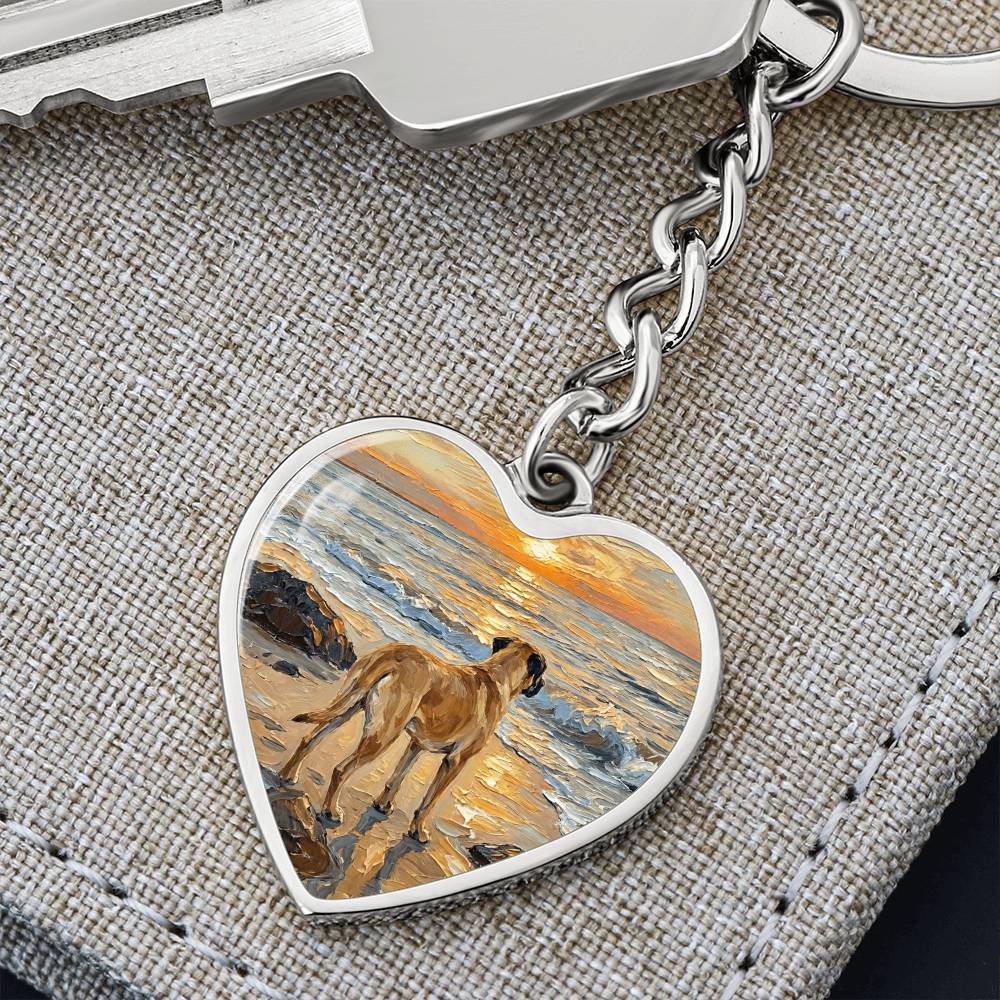 Beach Days - Chinook Heart Keychain