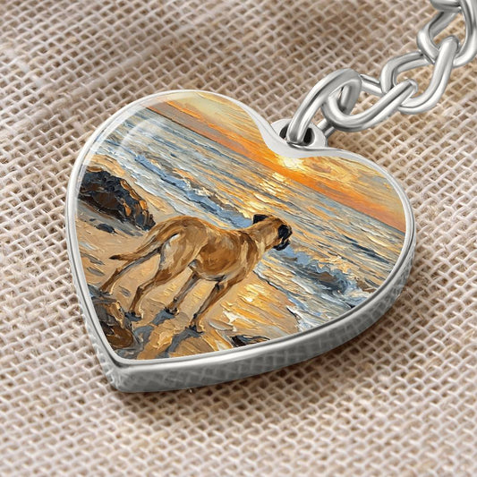 Beach Days - Chinook Heart Keychain