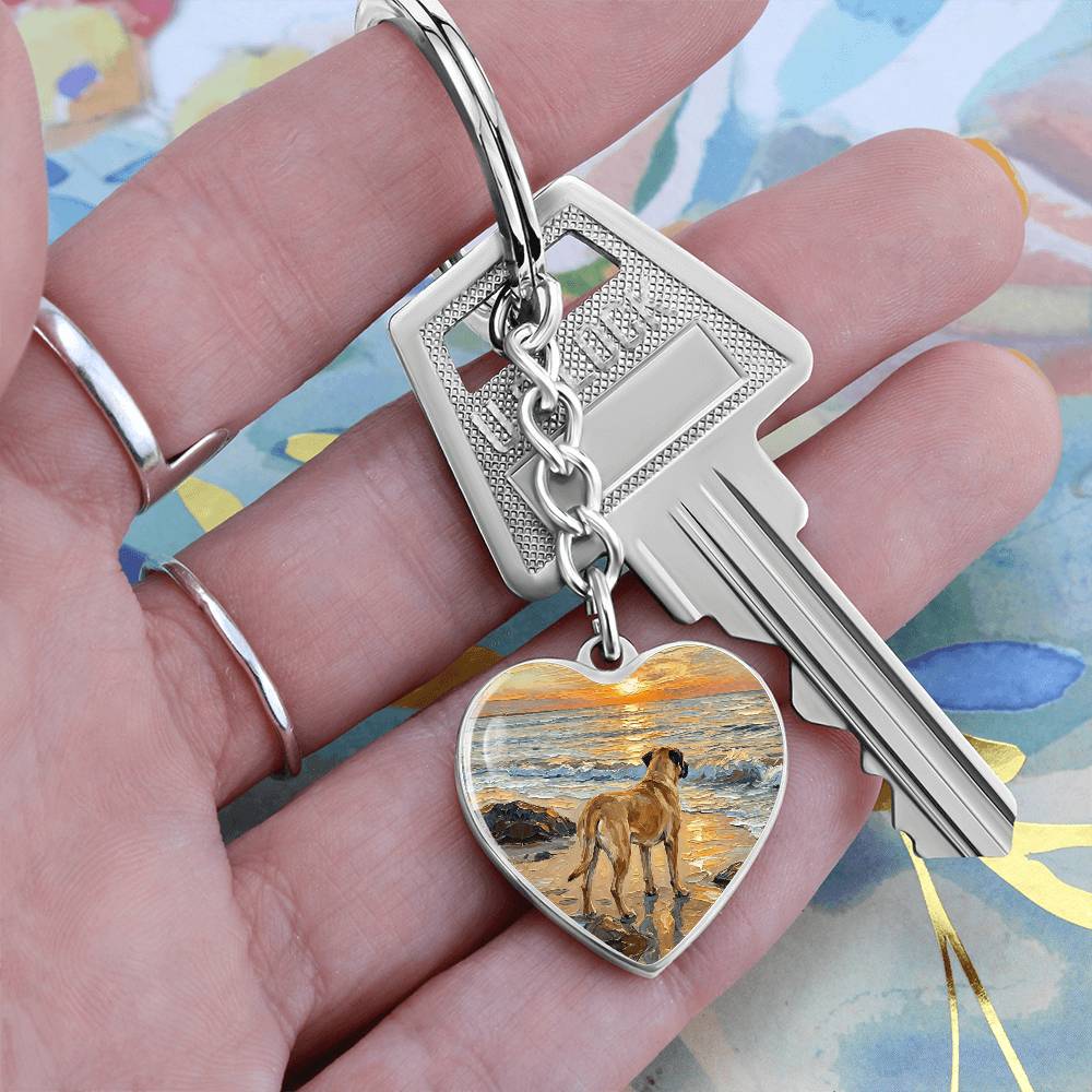 Beach Days - Chinook Heart Keychain