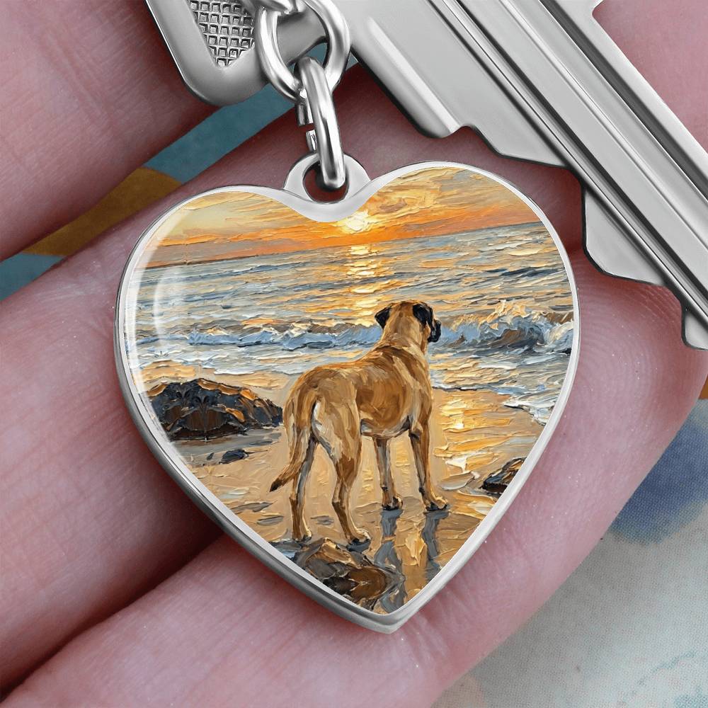 Beach Days - Chinook Heart Keychain