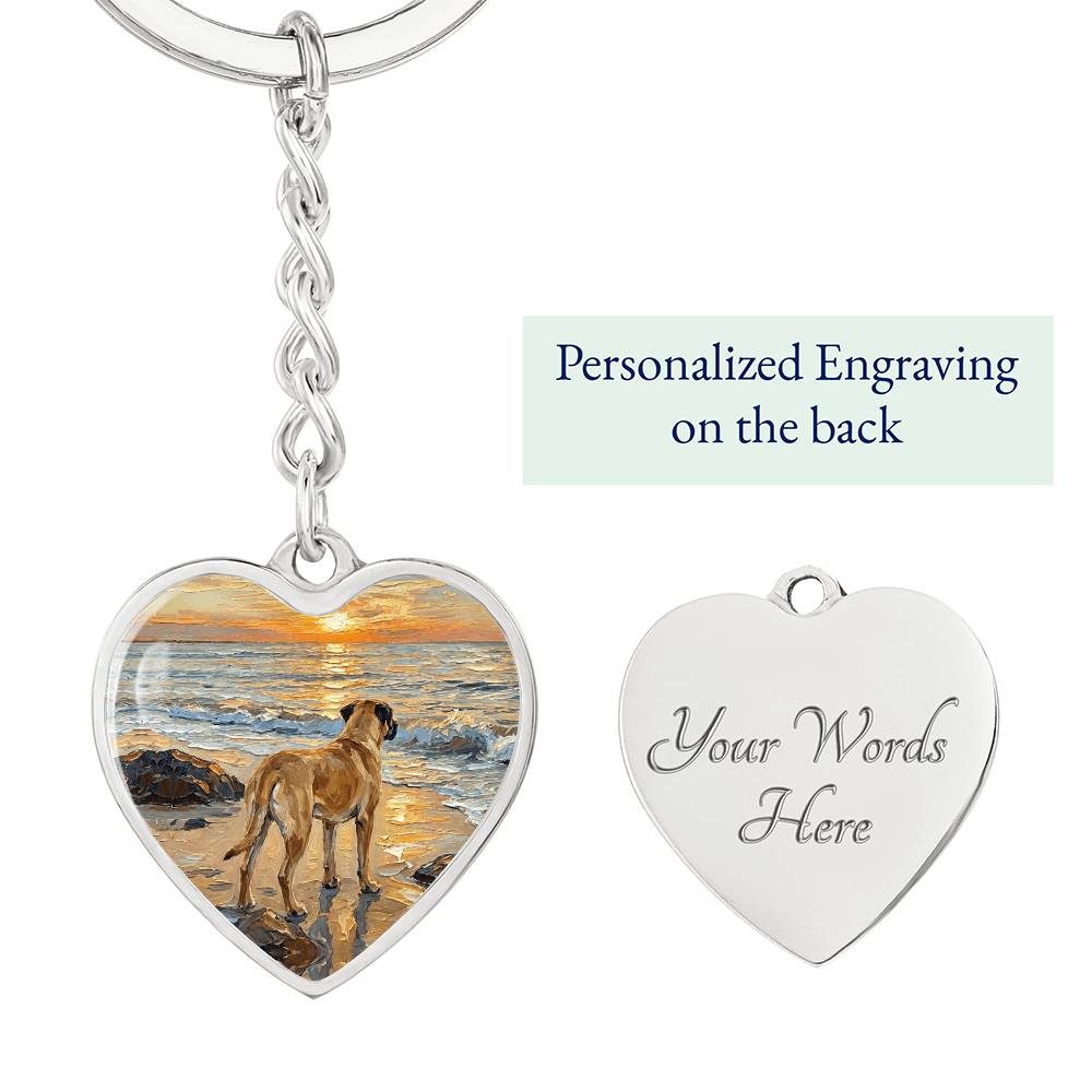 Beach Days - Chinook Heart Keychain