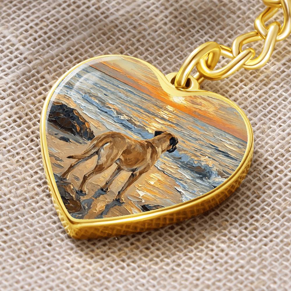 Beach Days - Chinook Heart Keychain