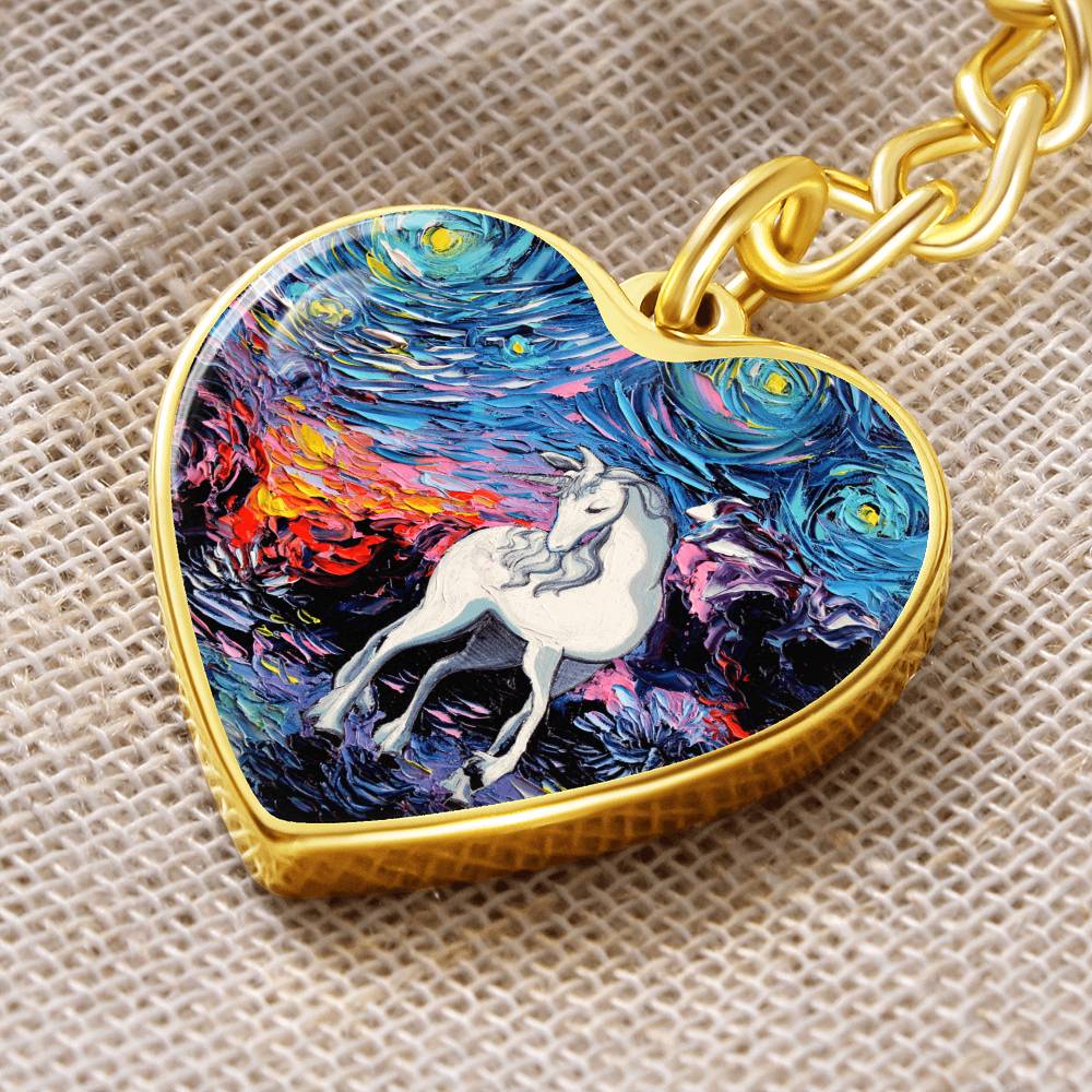 Regret Heart Keychain