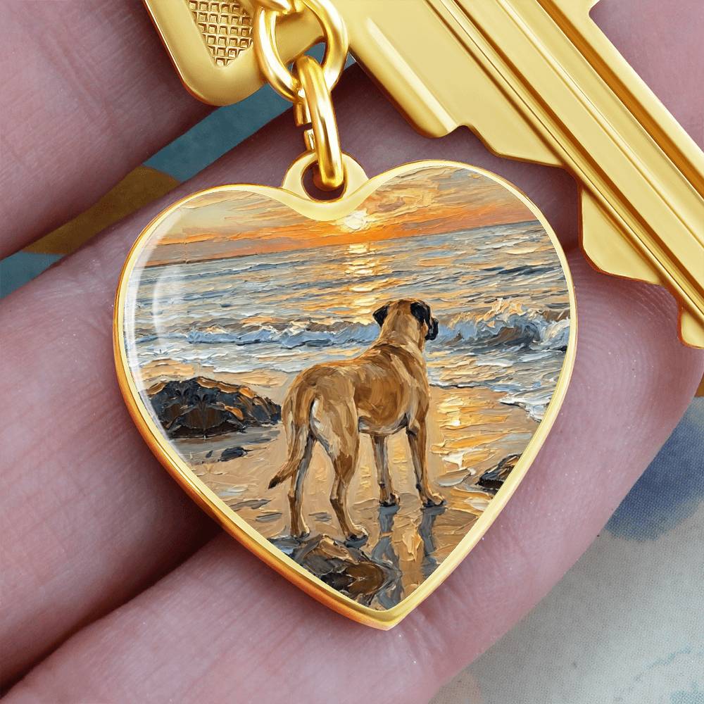 Beach Days - Chinook Heart Keychain