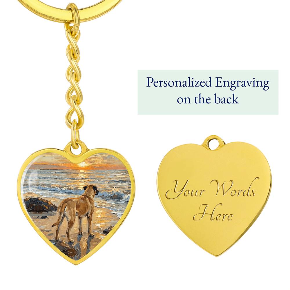 Beach Days - Chinook Heart Keychain