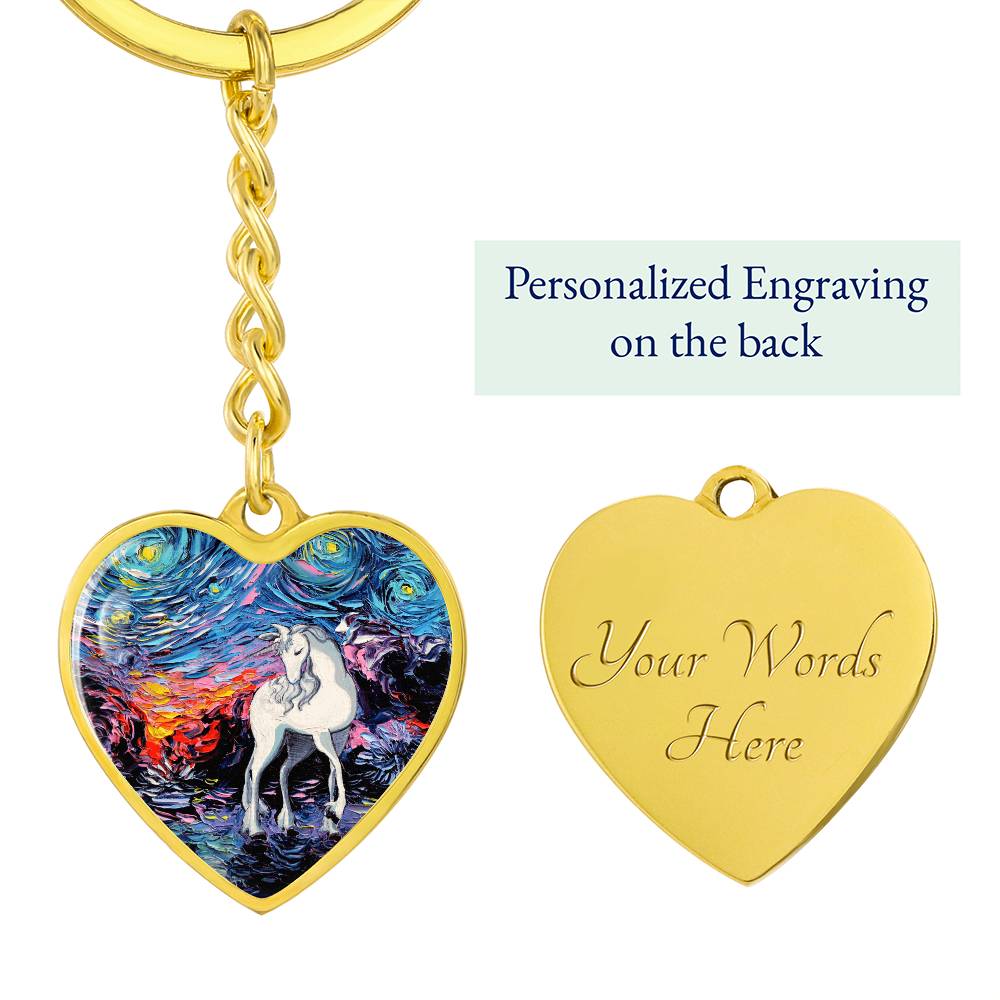 Regret Heart Keychain