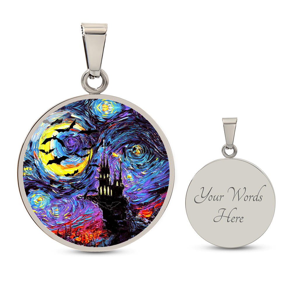 Transylvanian Night Starry Night Round Necklace